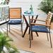 Humble + Haute Maven Capri Outdoor/Indoor Corded Chair Pad Set of Two 17in x 17in x 2in