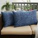 Humble + Haute Maven Capri Outdoor/Indoor Knife Edge Pillow Set of Two 24in x 14in x 6in