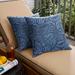 Humble + Haute Maven Capri Outdoor/Indoor Knife Edge Pillow Set of Two 16in x 16in x 6in