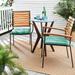 Humble + Haute Preview Capri Outdoor/Indoor Corded Chair Pad Set of Two 17in x 17in x 2in