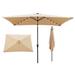 Ainfox 10-foot patio umbrella outdoor umbrella (without base)