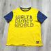 Disney Shirts | Men's Retro Walt Disney World Tee | Color: Blue/Yellow | Size: L