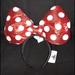 Disney Accessories | Disney Minnie Mouse Giant Bow Headband | Color: Red | Size: Os