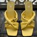 Zara Shoes | Brand New Zara Sandals | Color: Yellow | Size: 8