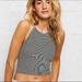 American Eagle Outfitters Tops | American Eagle Halter Crop Top | Color: Black/Cream | Size: S