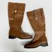 Coach Shoes | Coach Brown Leather Riding Boots, Size 7.5 | Color: Brown | Size: 7.5