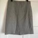J. Crew Skirts | J.Crew Wool Pencil Skirt With Silk Lining, Knee Length | Color: Gray | Size: 6