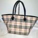 Burberry Bags | Burberry Tote Shoulder Bag | Color: Black/Cream | Size: Large
