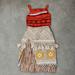 Disney Costumes | Disney Moana Costume Dress Up Two Piece Outfit Size 5/6 | Color: Orange/Tan | Size: 5/6