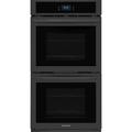 Frigidaire 27" 7.6 cu. ft Self-Cleaning Convection Double Wall Oven, Stainless Steel in White | 50.88 H x 27 W x 27.44 D in | Wayfair FCWD2727AW