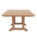 Lark Manor™ Alirah Plastic Dining Table Plastic in Brown | 29.5 H x 43 W x 43 D in | Outdoor Dining | Wayfair 10723BCD925F44809715995DF3DEBDDD