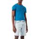 TOM TAILOR Denim Herren Jeans Bermuda Shorts 1031120, 10121 - Destroyed Bleached Blue Denim, L