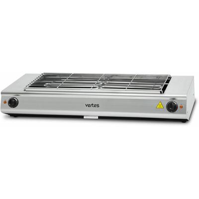 Bbq Grill Elektrogrill Tischgrill Gastrogrill Elektrisch 4800W aus Edelstahl, Extra Groß, 2x Image