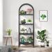 4-Tier Open Bookshelf, 70.8" Industrial Wood Bookcase Etagere for Home