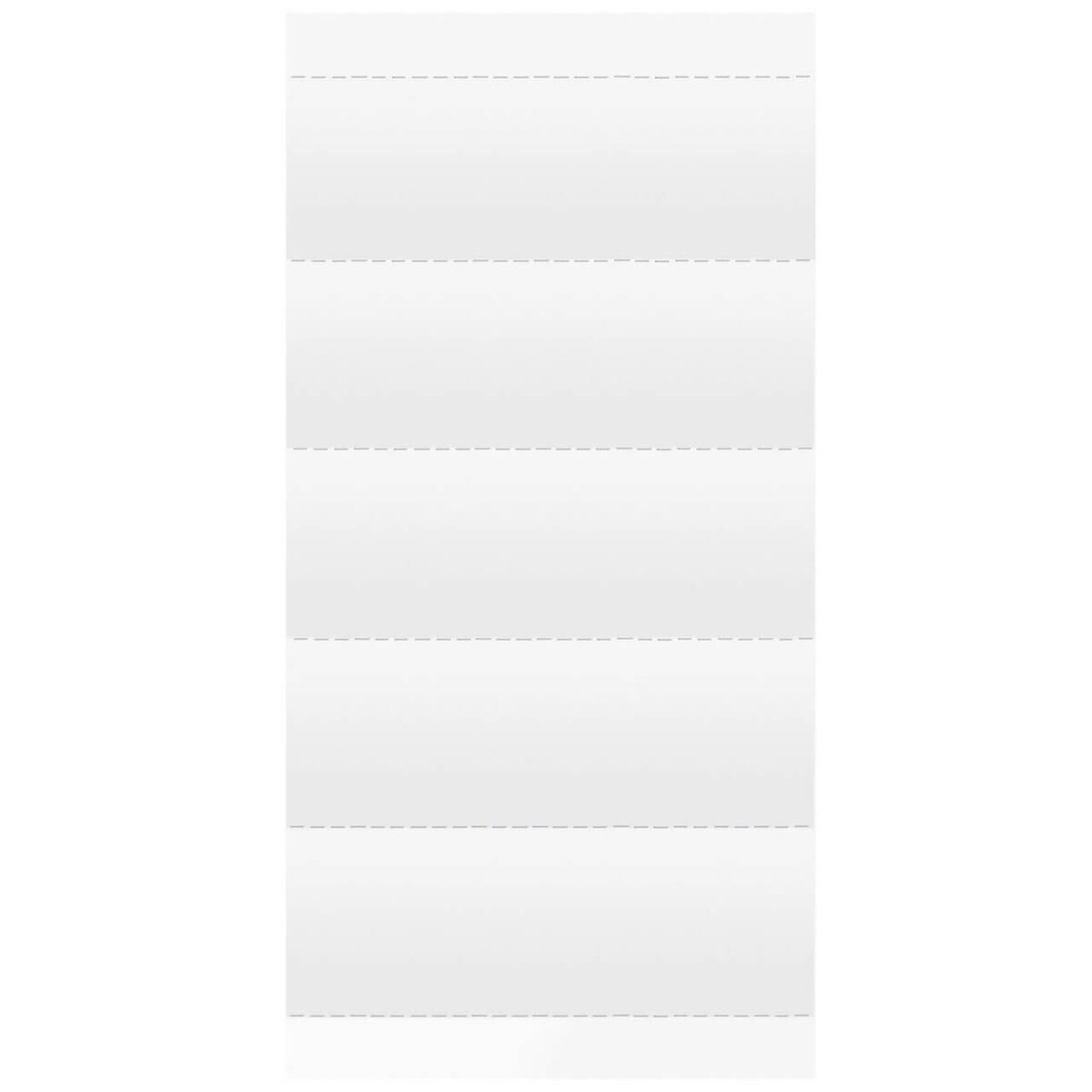 1000 x FALKEN Beschriftungsschildchen 60 x 21 mm für Vollsichtreiter Hängeregister 4-zeilig blanko w Image