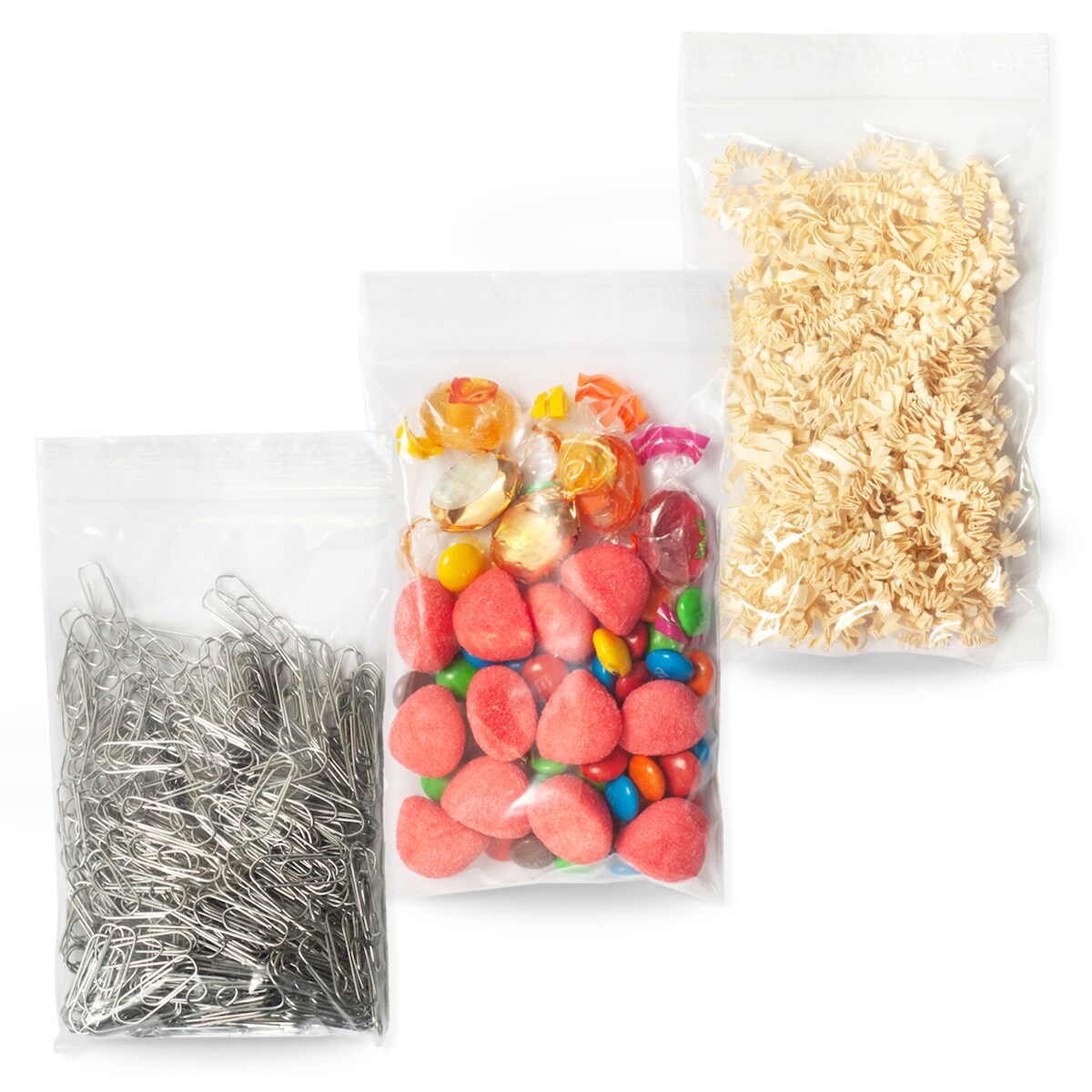 KK Verpackungen 2000x Druckverschlussbeutel 180x250 mm 50 my LDPE ZIP Beutel Schnellverschlussbeutel Image