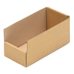 KK Verpackungen 440 Regalkartons 200 x 100 x 100 mm Sortierboxen Lagerboxen Aufbewahrung Wellpappe Image