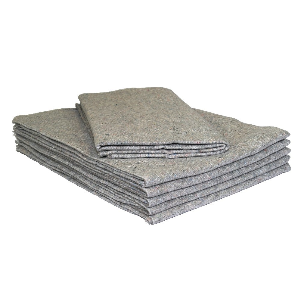 KK Verpackungen 250 Möbeldecken Umzugsdecken 130 x 200 cm Packdecken Lagerdecken für Umzug Image