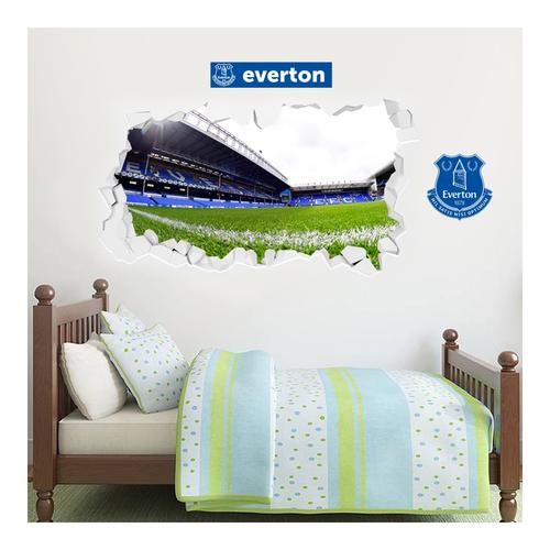 Wandaufkleber Everton Goodison Park Stadium Broken – 60 cm x 30 cm mit Aufkleber-Set – 60 cm x 30 cm