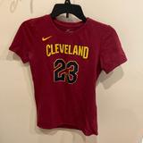 Nike Tops | Lebron James Jersey Tshirt | Color: Orange/Red | Size: Xs