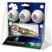 Ohio State Buckeyes 3-Pack Golf Ball Gift Set with Gold Crosshair Divot Tool