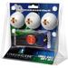 Iowa State Cyclones 3-Pack Golf Ball Gift Set with Black Hat Trick Divot Tool