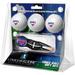 SMU Mustangs 3-Pack Golf Ball Gift Set with Black Crosshair Divot Tool