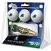 Tulane Green Wave 3-Pack Golf Ball Gift Set with Gold Crosshair Divot Tool