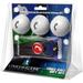 Cincinnati Bearcats 3-Pack Golf Ball Gift Set with Black Hat Trick Divot Tool