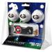 Georgia Bulldogs 3-Pack Golf Ball Gift Set with Spring Action Divot Tool