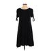 Old Navy Casual Dress - A-Line: Black Solid Dresses - Women's Size X-Small