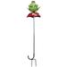 Sunset Vista Designs 065201 - Solar Green Umbrella Frog Sunset Vista Designs Stake