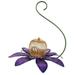 Sunset Vista Designs 401592 - 17" Purple Hanging Flower Birdfeeder