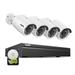 SANNCE 8CH 2MP FHD POE Wired Security System With 4PCS Bullet Surveillance IP Cameras