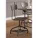 Jonquil Side Chair (Set-2) with Metal Open Backrest, Adjustable Dining Height