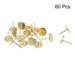 Upholstery Nails Tacks Flat Head Furniture Nails Pin 60 Pcs