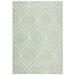 White 72 x 0.44 in Indoor Area Rug - Corrigan Studio® Jarosz Geometric Sage/Ivory Area Rug | 72 W x 0.44 D in | Wayfair