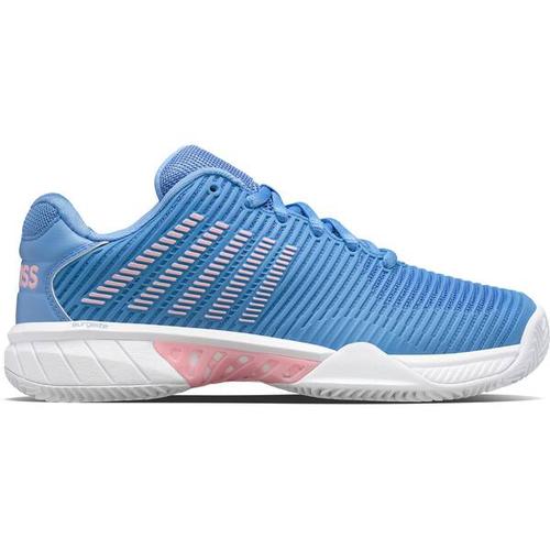 K-SWISS TENNIS Damen Tennisoutdoorschuhe Damen Tennisschuhe Hypercourt Express 2, Größe 39 ½ in Blau