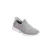 Women's The Slip-Ins™ Hands-Free Sneaker by Skechers in Grey (Size 7 1/2 M)