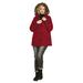 Plus Size Women's Faux Fur Trim Parka by ellos in Rich Red (Size 6X)