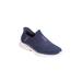 Women's The Slip-Ins™ Hands-Free Sneaker by Skechers in Navy (Size 11 M)