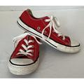 Converse Shoes | Converse Chuck Taylor All Star Shoes Youth Size 3 Red Low Top Classic Shoes | Color: Red | Size: 3bb