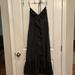 J. Crew Dresses | J Crew Maxi Dress With Ruffles | Color: Black/White | Size: 2