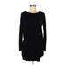 Bar III Casual Dress - Bodycon: Black Solid Dresses - Women's Size X-Small