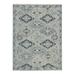 Shahbanu Rugs Silver Gray Pure Wool Hand Knotted Anatolian Design Supple Collection Thick and Plush Oriental Rug (8'10"x11'10")