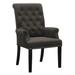 Nantucket Upholstered Tufted Arm Chair with Nailhead Trim