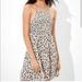 American Eagle Outfitters Dresses | American Eagle Cheetah Halter Tiered Dress | Color: Brown/Tan | Size: M