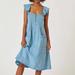 Anthropologie Dresses | Anthropologie Pilcro Flutter Sleeve Midi Dress | Color: Blue | Size: S