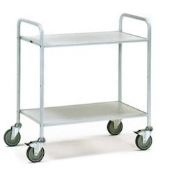 Fetra 4880 Etagenwagen Stahl pulverbeschichtet Traglast (max.): 150 kg Lichtgrau (RAL 7035) Image