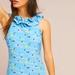 Anthropologie Dresses | Anthropologie X Larke Harper Ruffled Swimming Pool Petite Dress | Color: Blue | Size: Lp